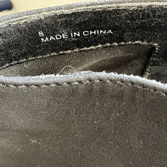 New York & Company Black Peep-Toe Heeled Boots - Picture 4 of 5